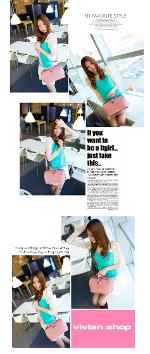 Pre-orderกระเป๋าแฟชั่นเกาหลี แบรนด์Vivian รุ่น009-41-600  ทรงสวยมากค่ะ ใส่สัมภาระได้เยอะค่ะ สามารถถื